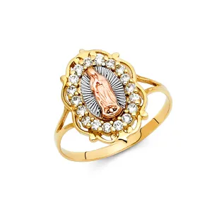 14K GUADALUPE CZ RINGS