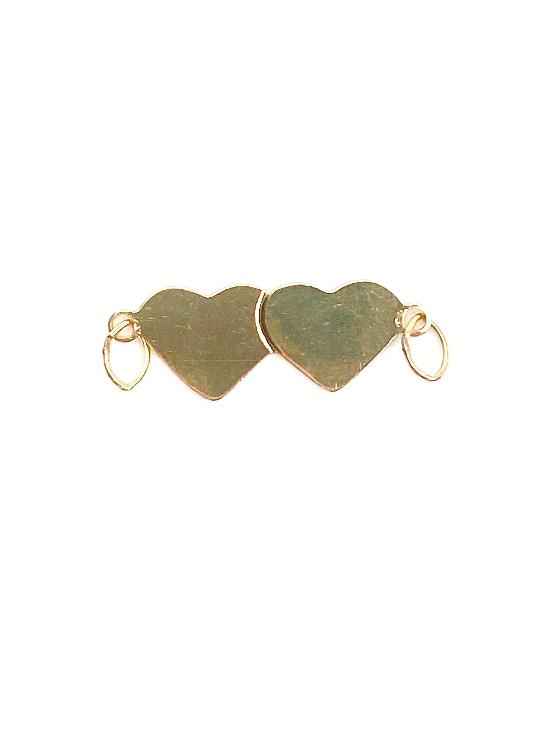 14KGF Double Hearts , Sku#574.020