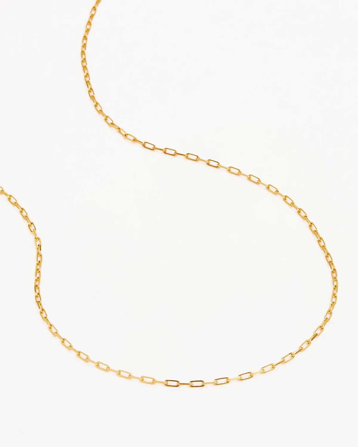 18k Gold Vermeil 18" Link Chain Necklace