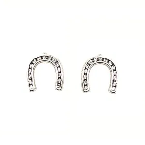 A284 Horseshoe Post Earrings