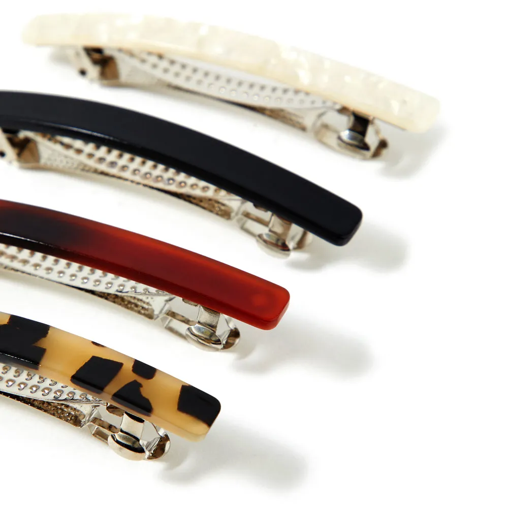 Accessorize London Women's Pack Of 4 Basic Barrettes