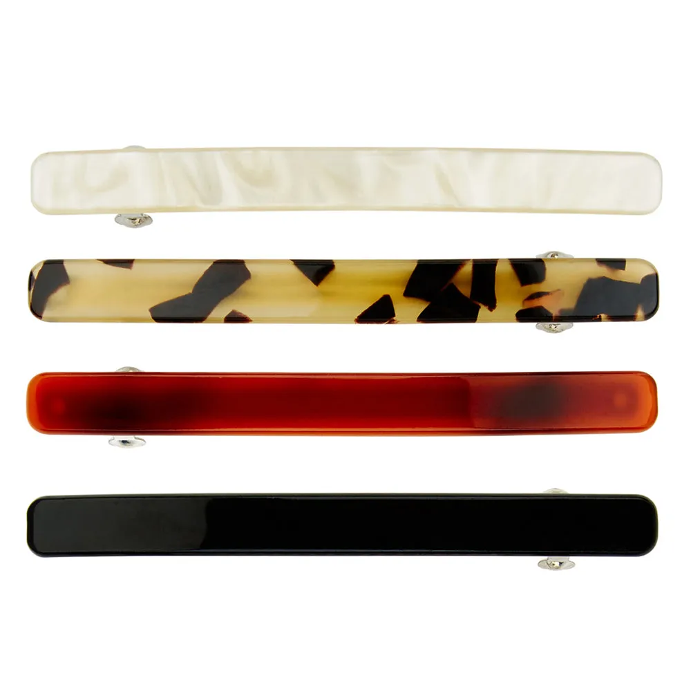 Accessorize London Women's Pack Of 4 Basic Barrettes