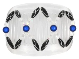 African Butterfly Hair Comb - Dalena Clear 123