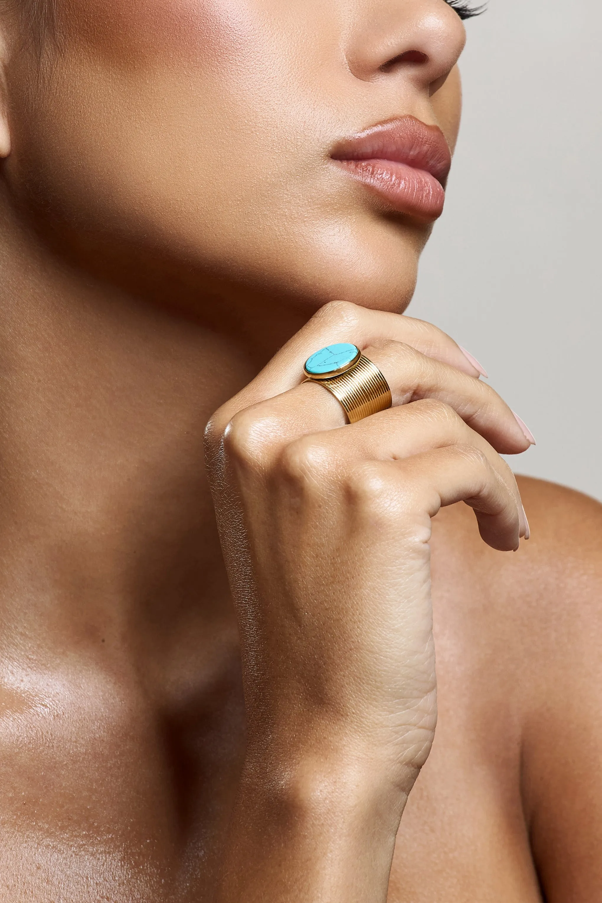 Amanti | Turquoise Adjustable Statement Ring