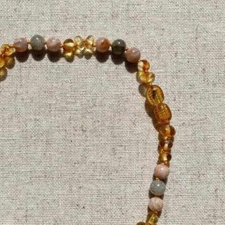 Amber anklet - Kids - 18 cm