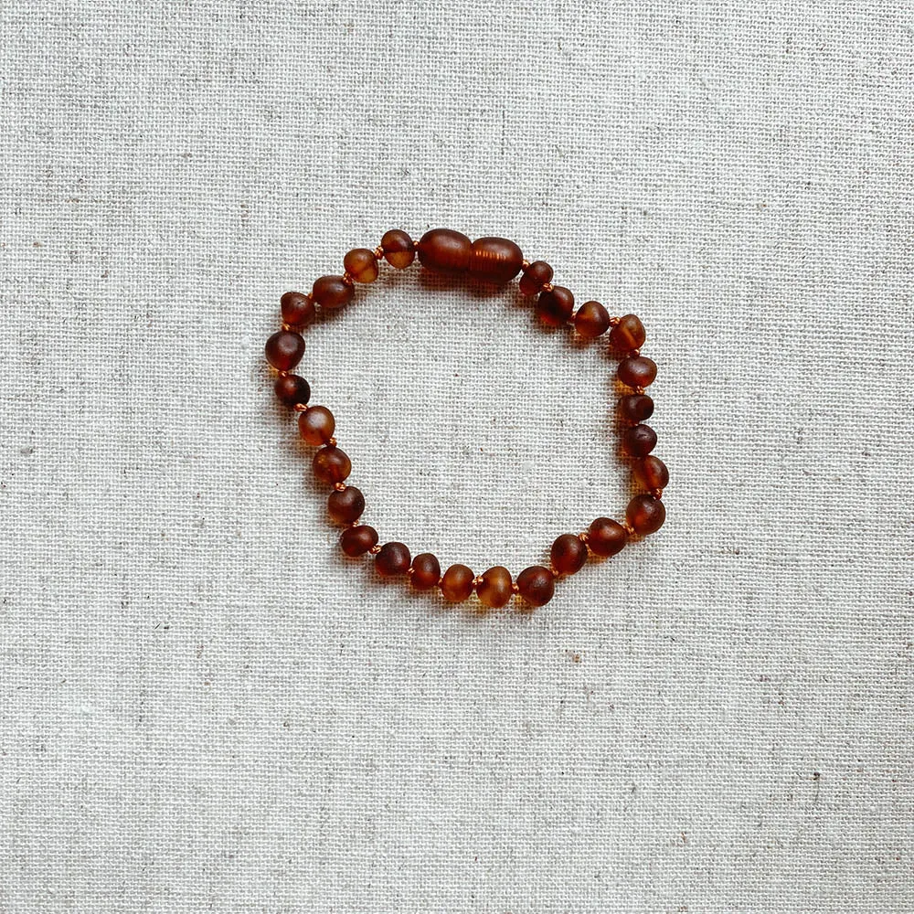 Amber anklet - Kids - 18 cm