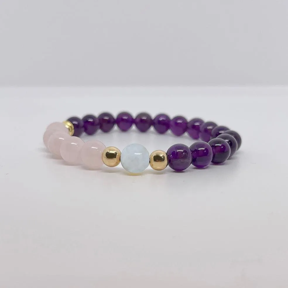 Amethyst Dreamweave Bracelet 8mm