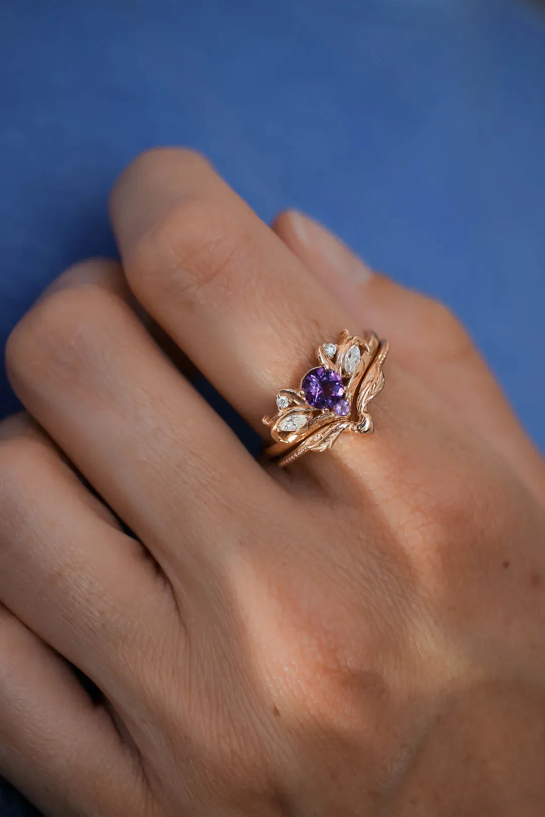 Amethyst Heaven 2 Set Ring