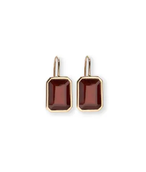 Aria Earrings in Hessonite Garnet