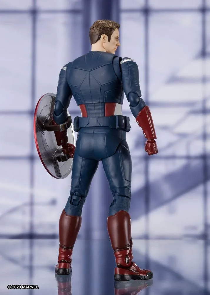 Avengers: Endgame S.H. Figuarts Action Figure Captain America Cap VS. Cap Edition 15 cm (Bandai Tamashii Nations)