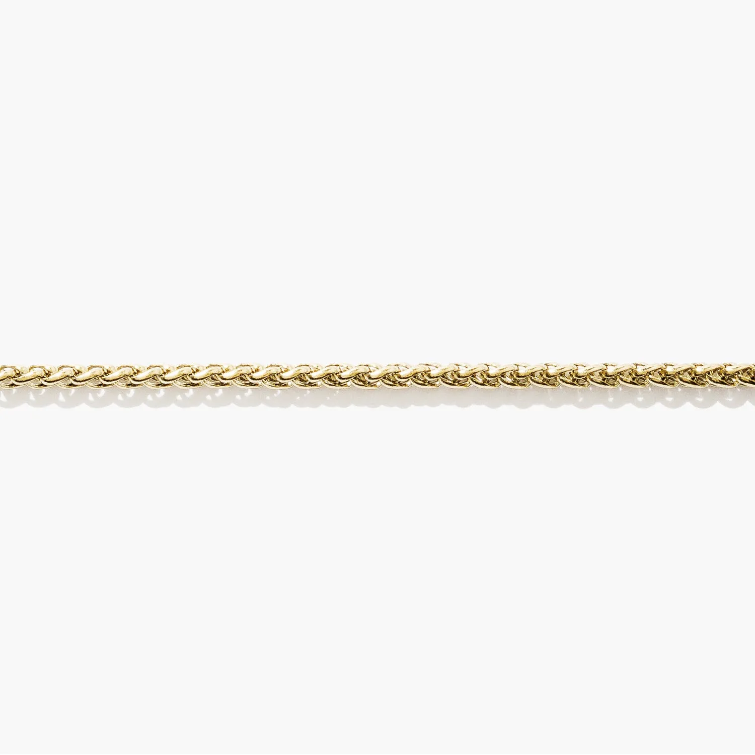 Basketweave Chain Anklet