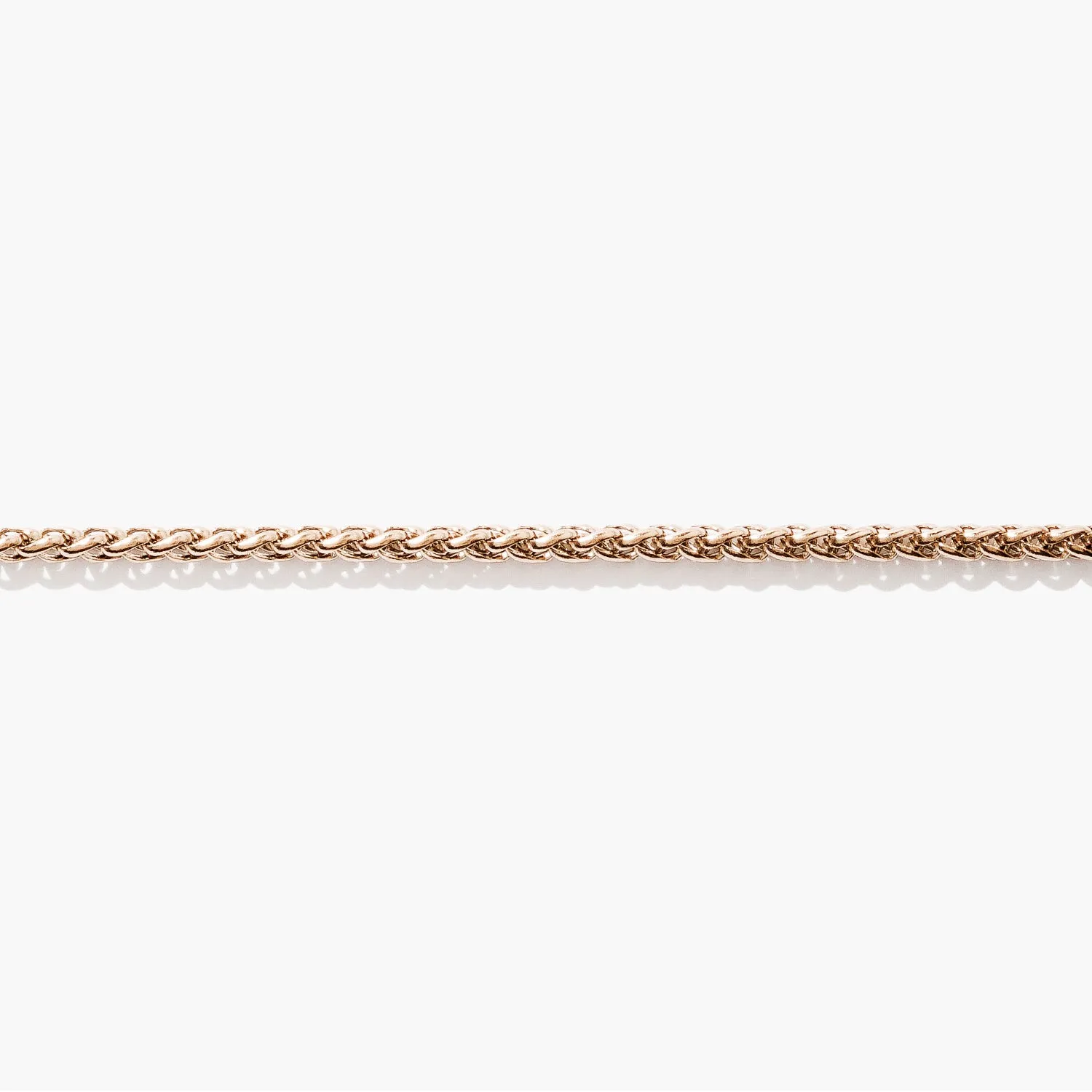 Basketweave Chain Anklet