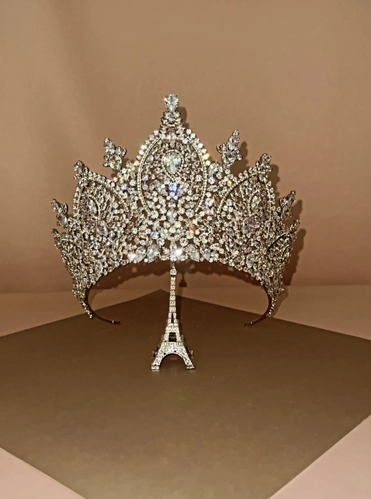 BILQUIS MAJESTIC Swarovski Wedding Crown