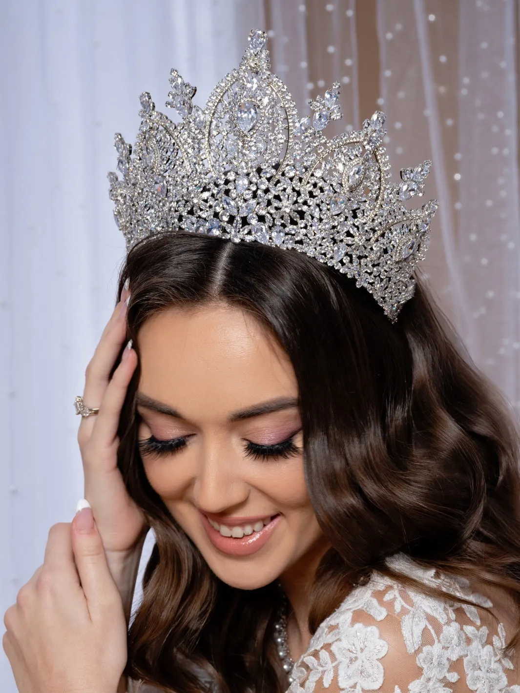 BILQUIS MAJESTIC Swarovski Wedding Crown