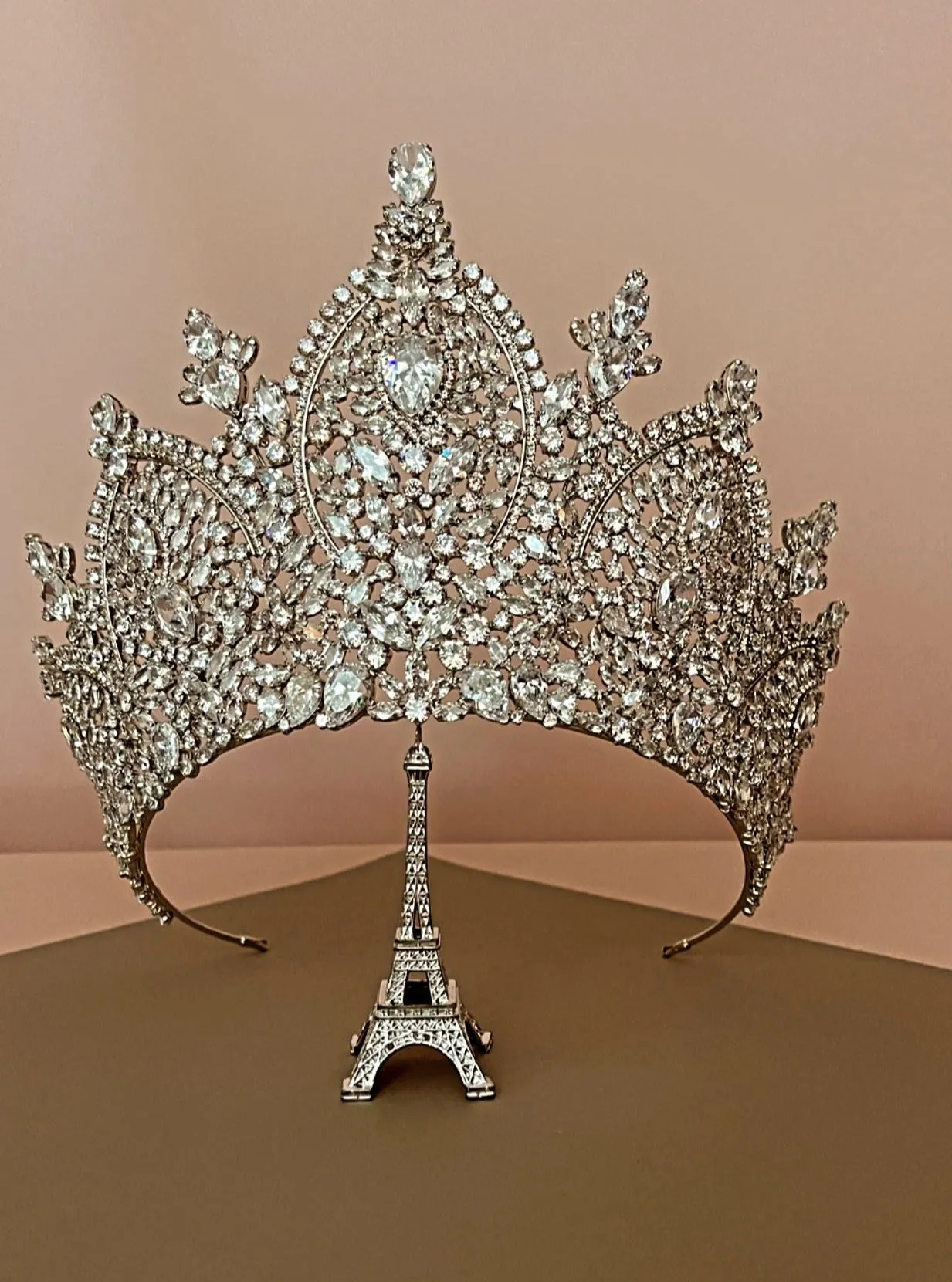 BILQUIS MAJESTIC Swarovski Wedding Crown