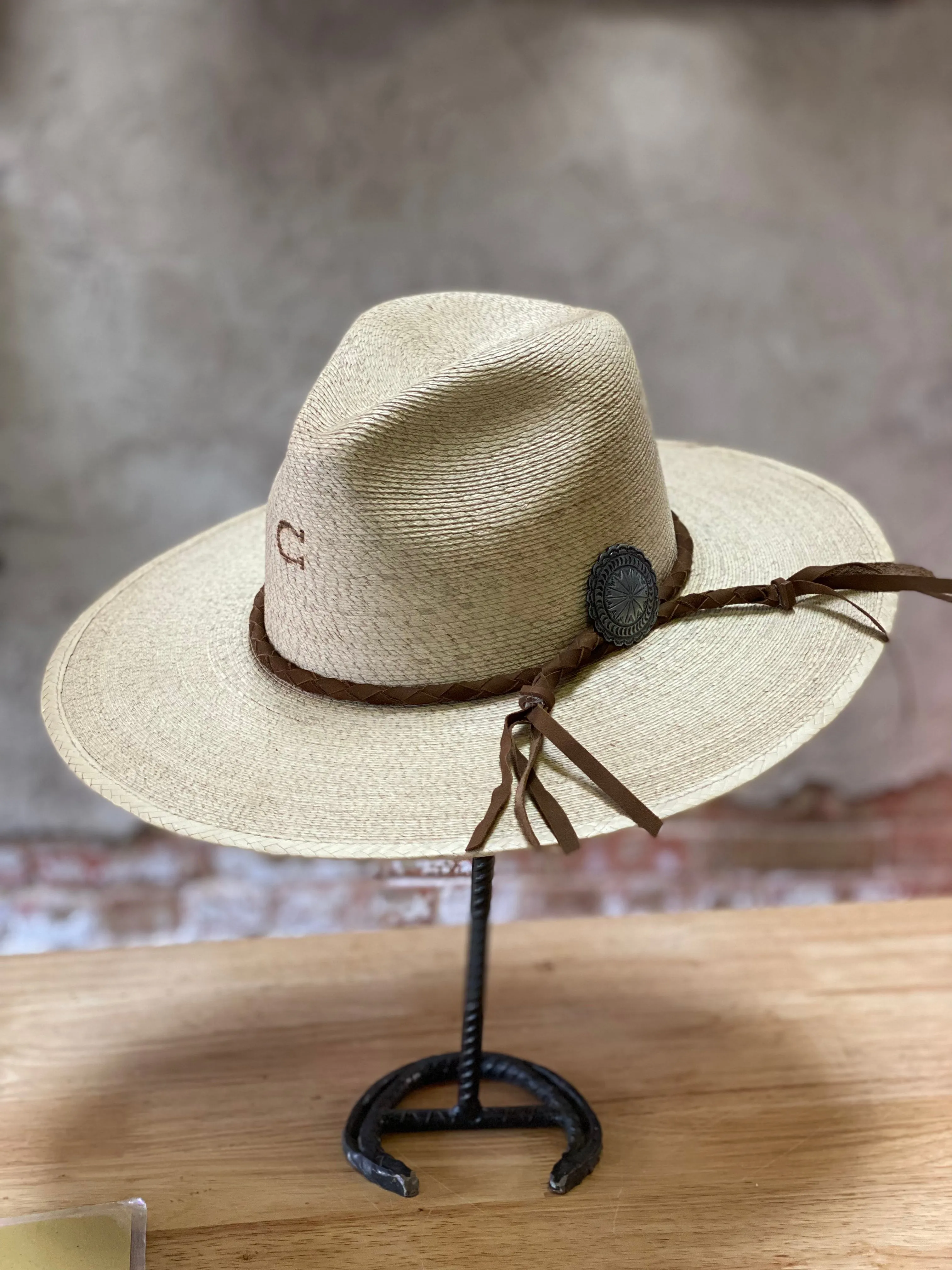 Charlie 1 Horse Lefty Straw Hat