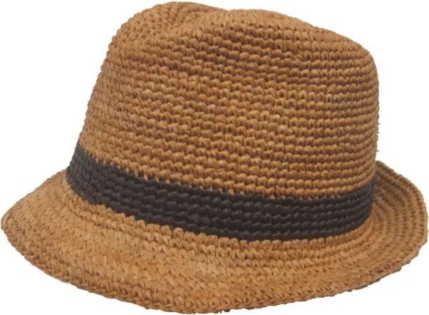 Christys' Crown "Nimbin" Straw Fedora