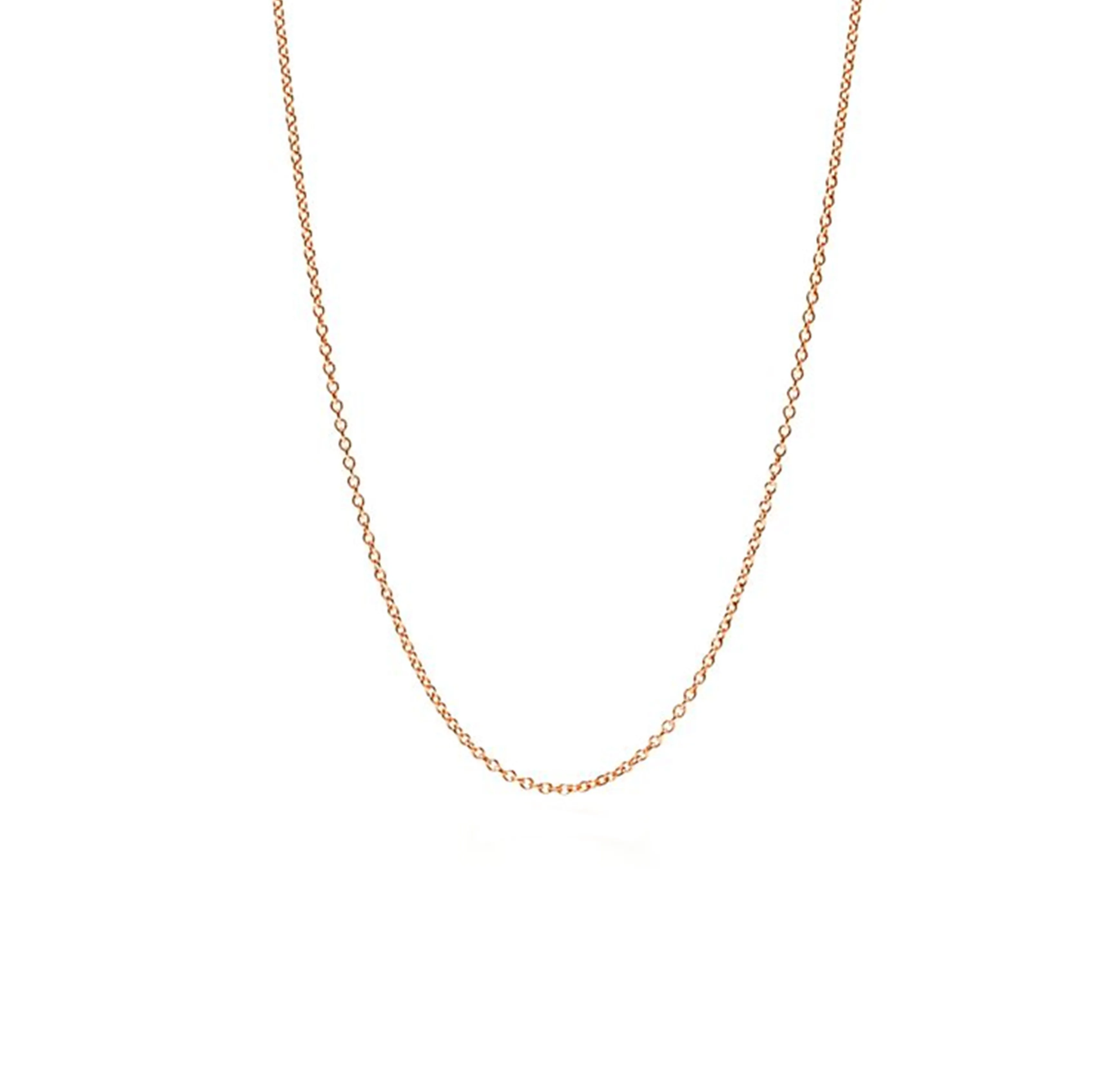 Classic Flat Oval Link Chain Sterling Silver or Gold Plated