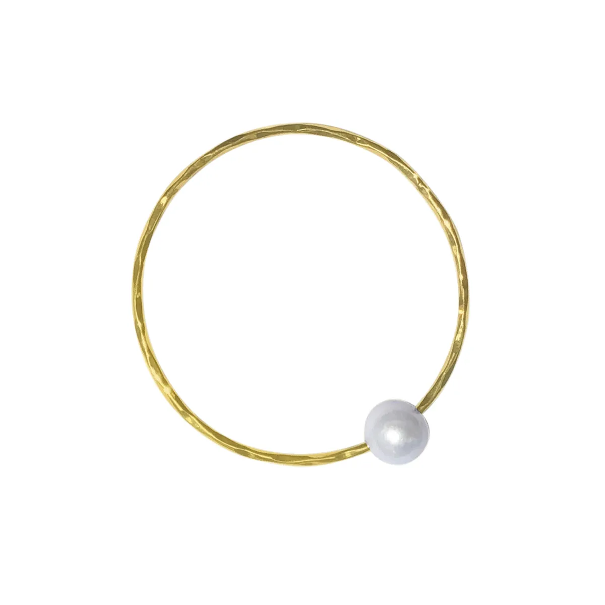 Cream Pearl Bangle