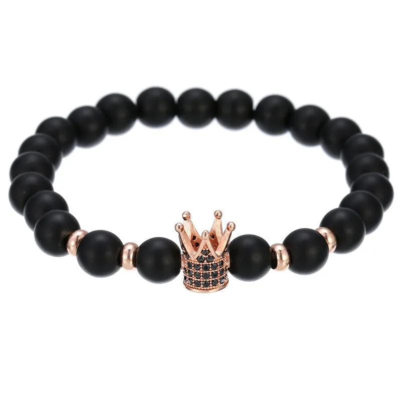 Crown hexagon bracelet