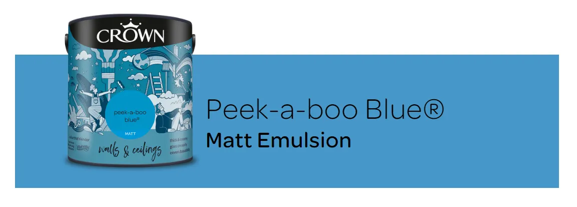 Crown Matt Peek-a-boo Blue 2.5L