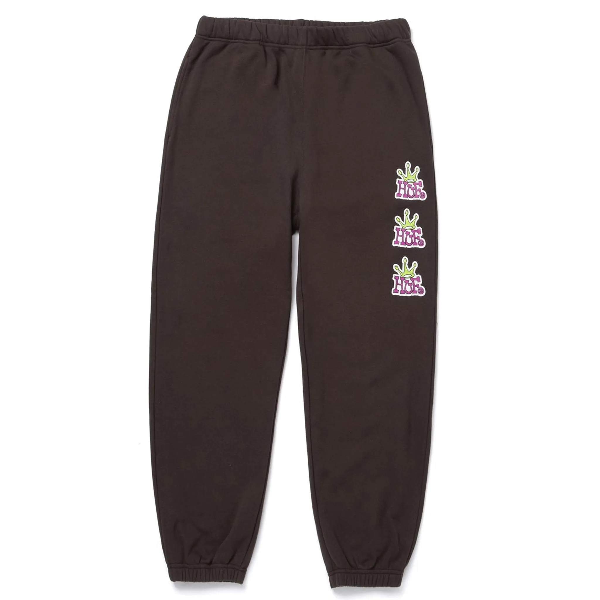 Crown Stack Fleece Pant (Brown)