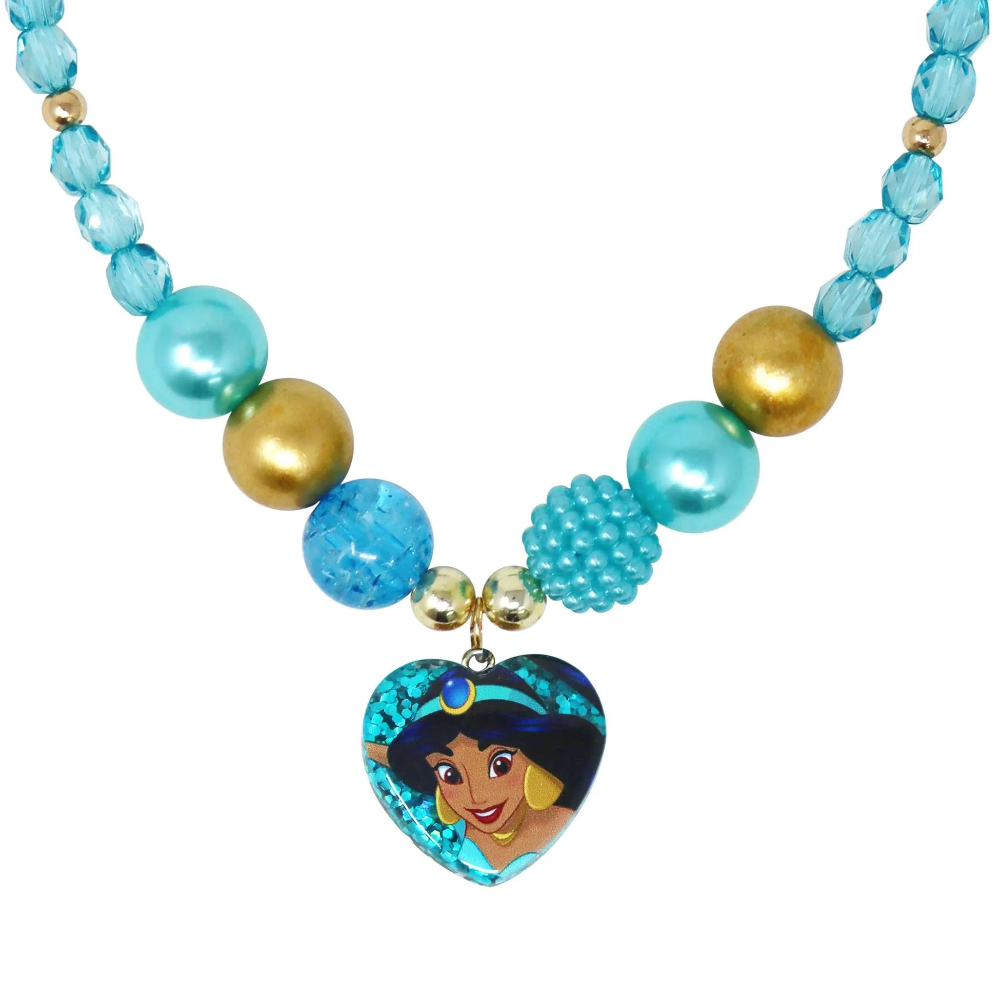 Disney Princess Jasmine Necklace & Bracelet Set