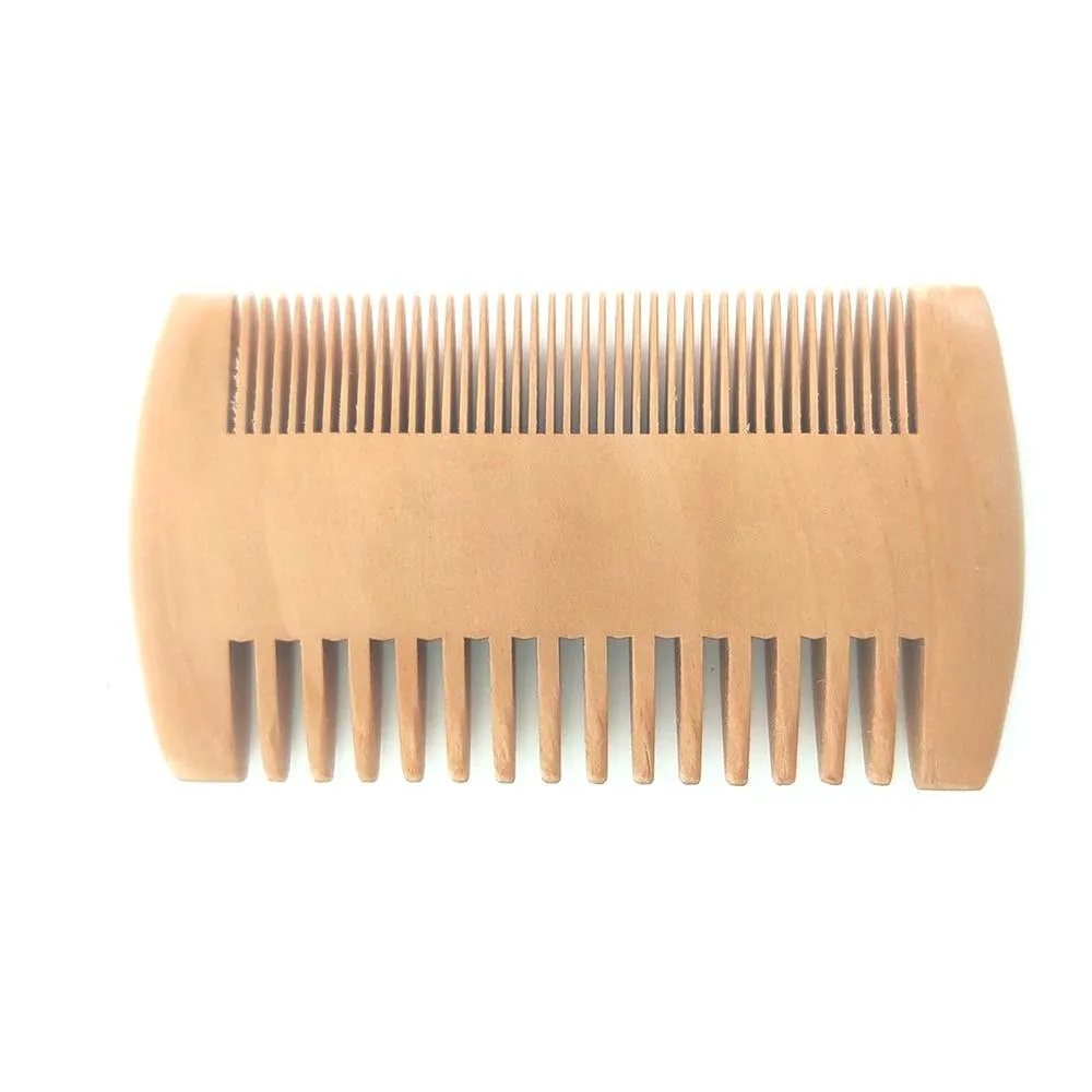 Double-sided Pearwood Beard Comb