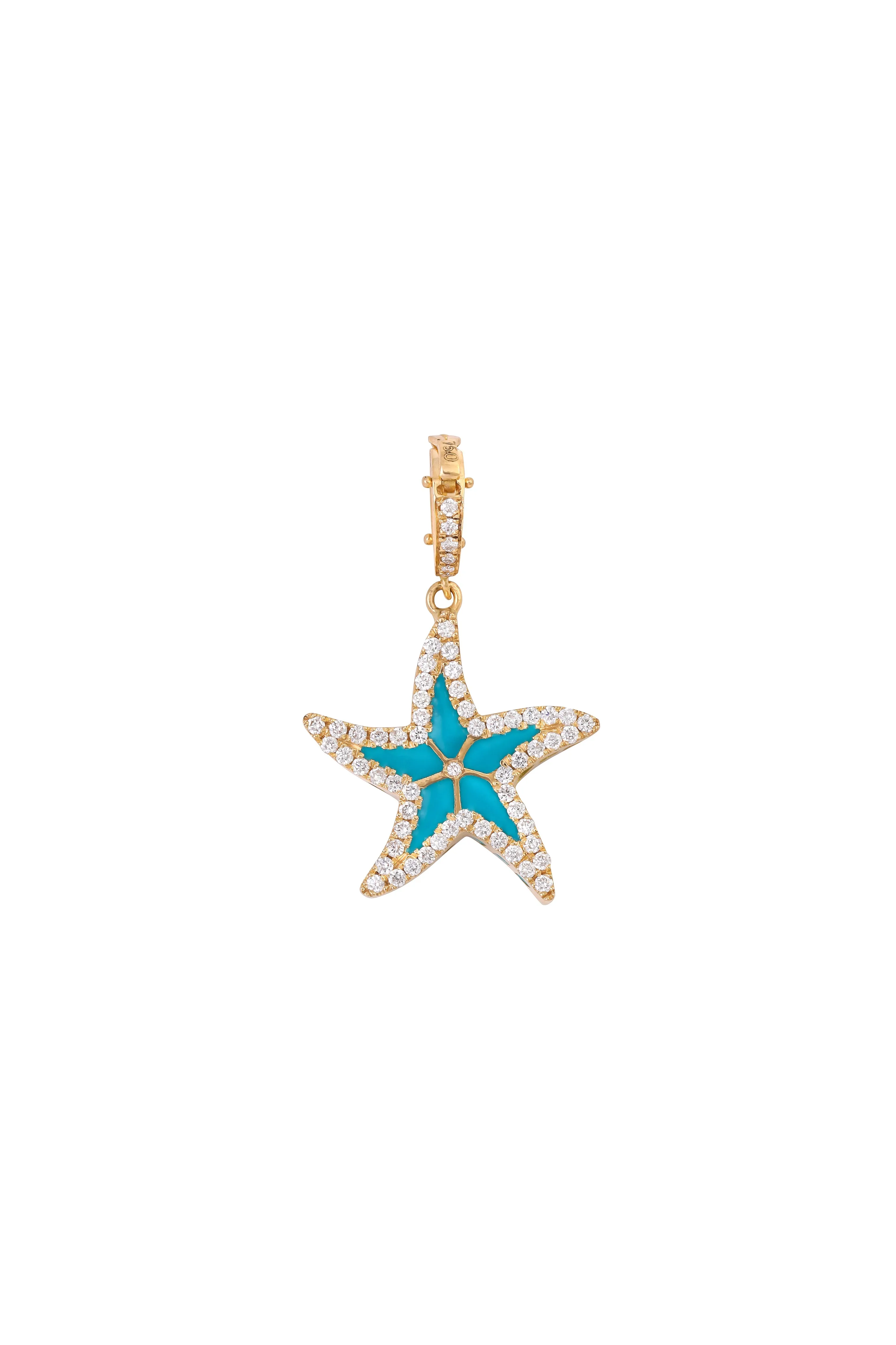 Enamel Starfish Charm