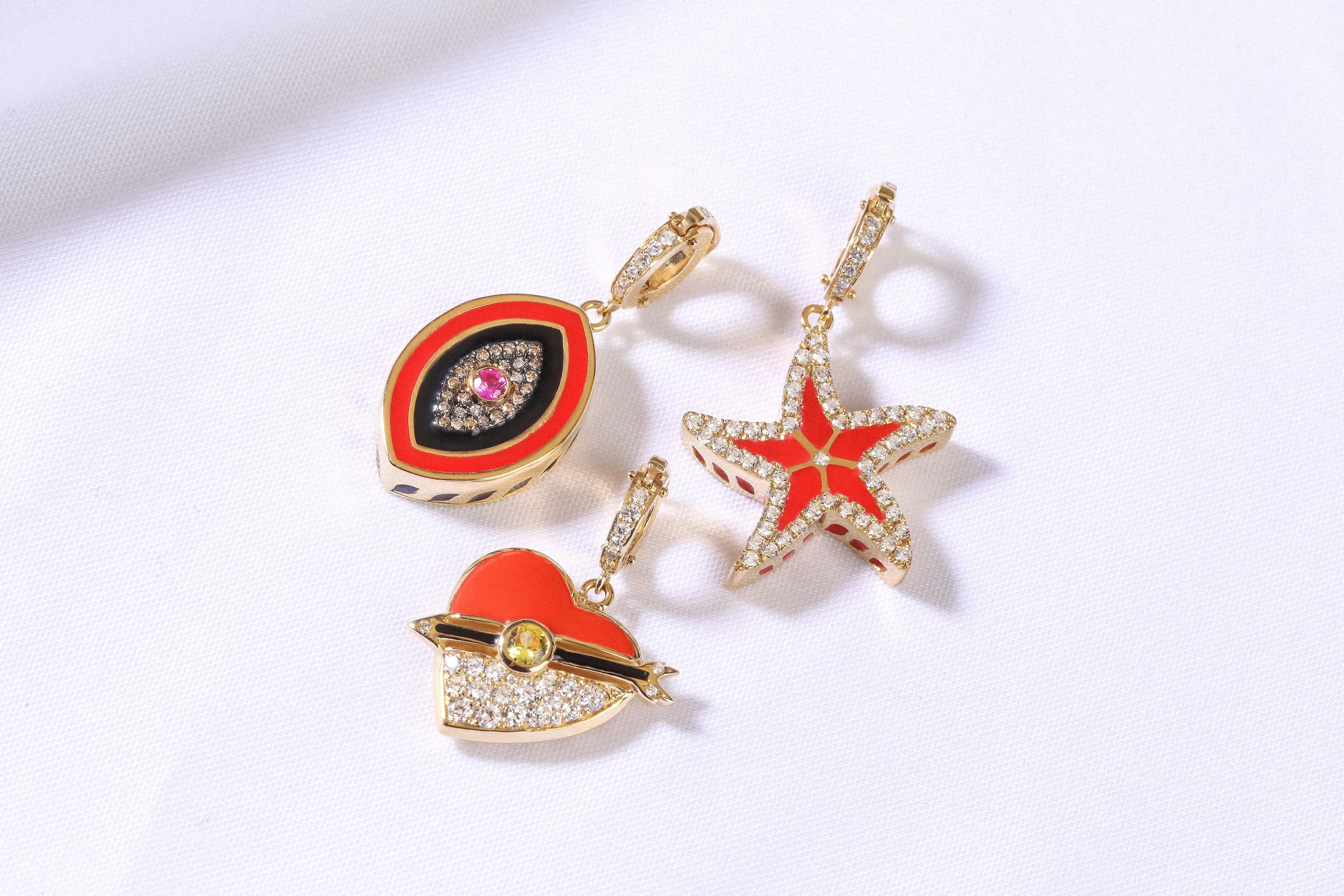 Enamel Starfish Charm