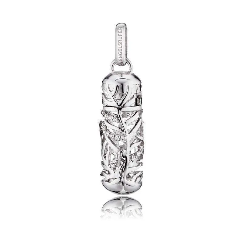 Engelsrufer Heart'S Desire CZ Feather Locket