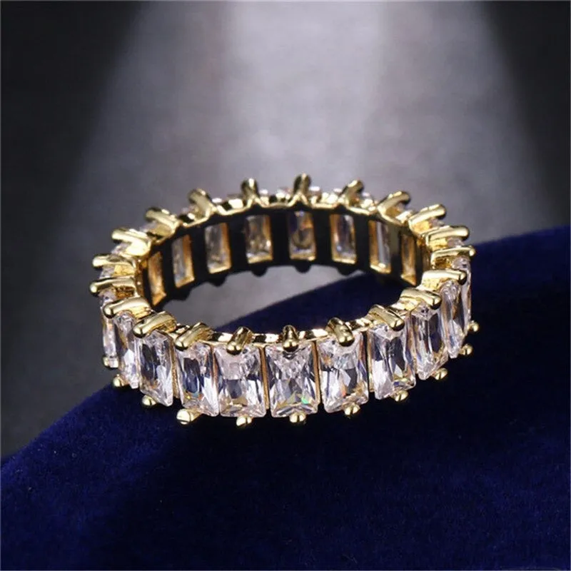 Fashion Luxury Zircon Bejeweled Multicolor Rings