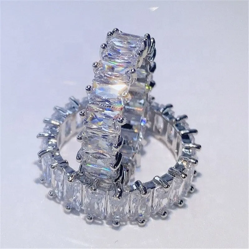 Fashion Luxury Zircon Bejeweled Multicolor Rings