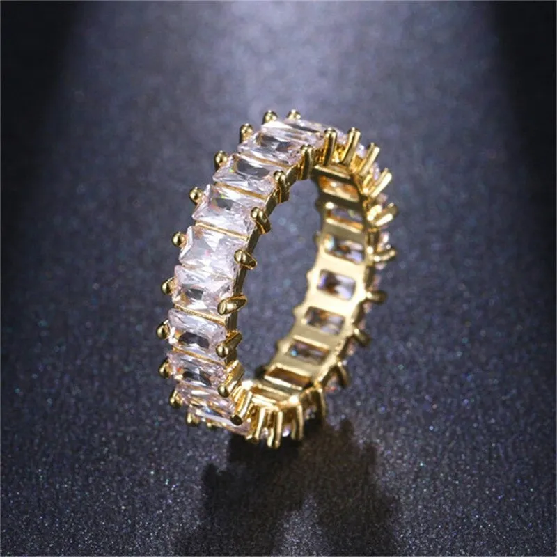 Fashion Luxury Zircon Bejeweled Multicolor Rings