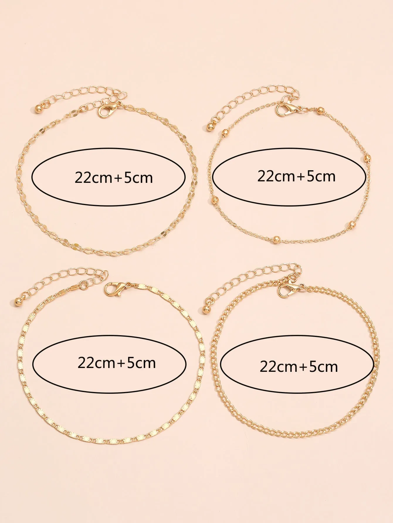 Fashion Simple And Irregular All-match Anklet