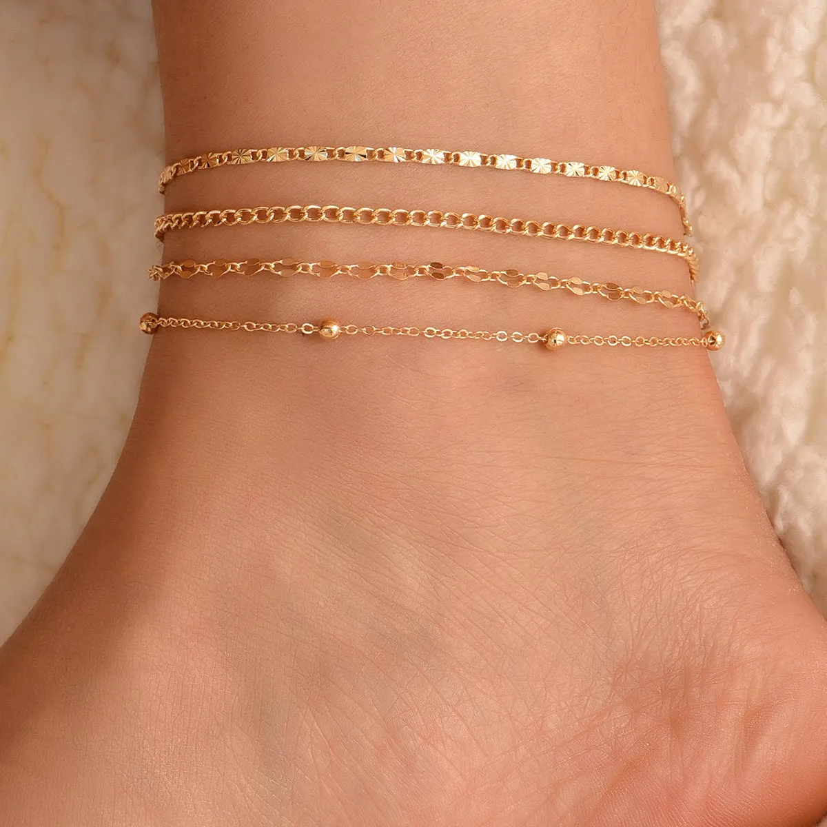 Fashion Simple And Irregular All-match Anklet