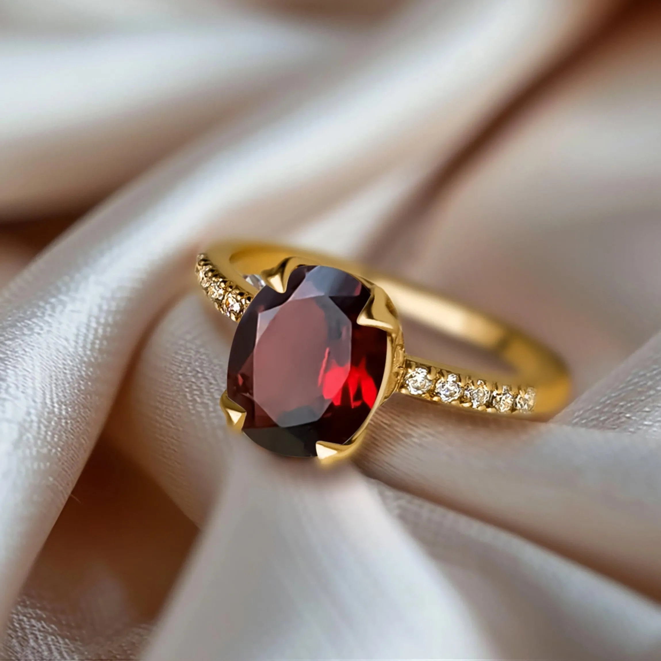 Garnet Ring - Harlow