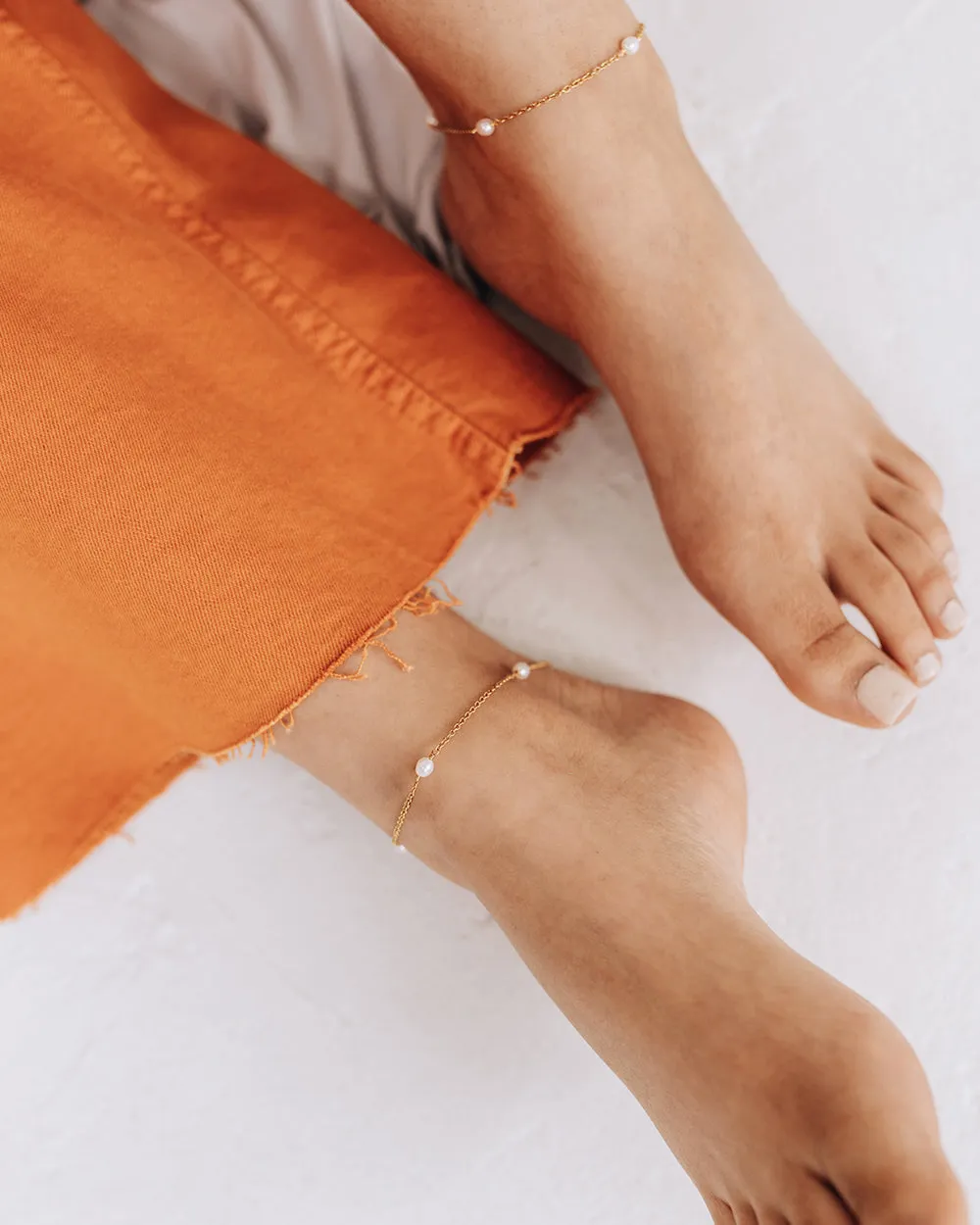 Gold Frisco Anklet