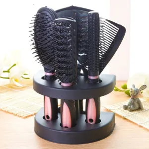 Hair Salon Hair Cutting Comb Set Of Women And Men Blowing Hair Makeup Mirror Special Fluffy Styling Comb Set Women