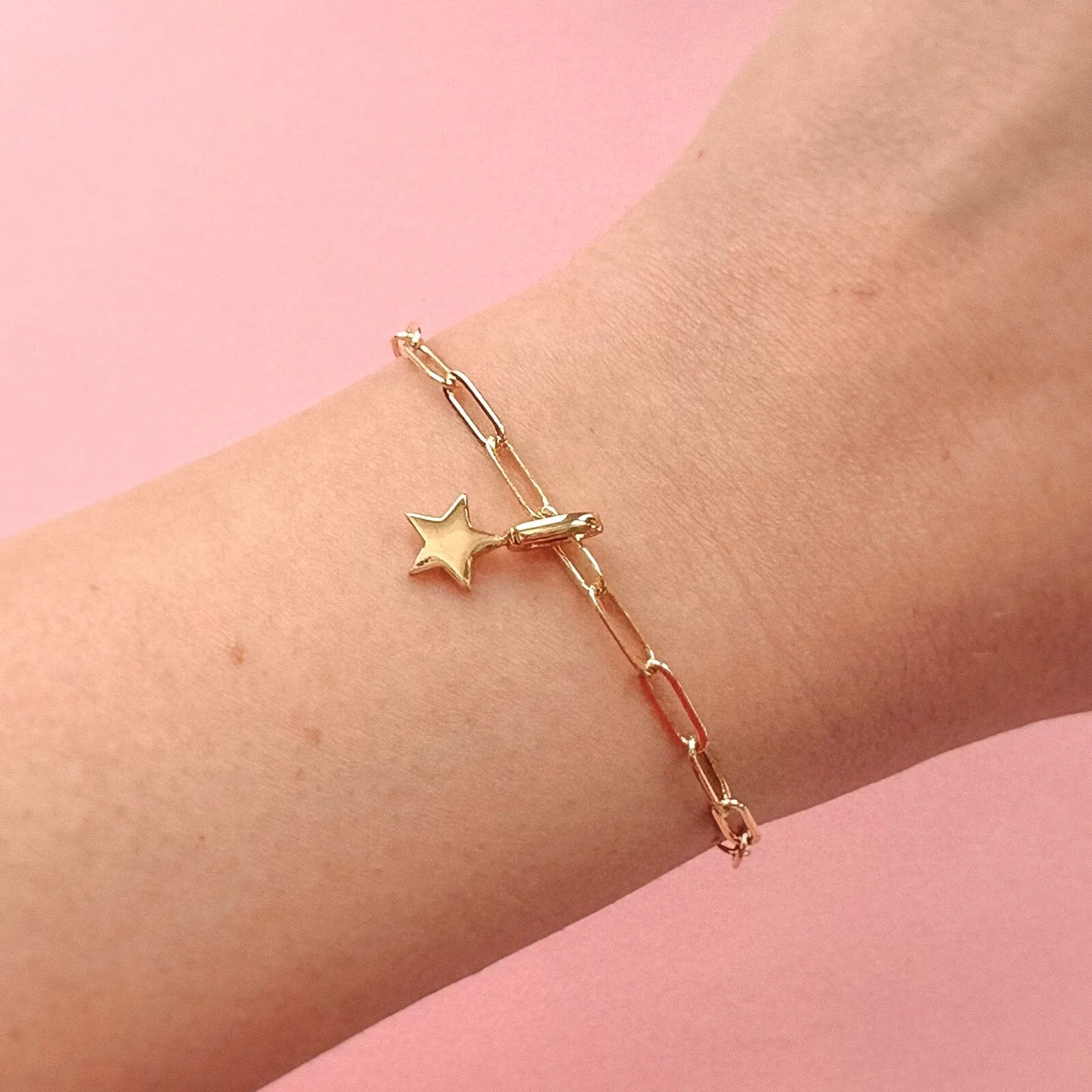 Harper Paperclip Chain Bracelet