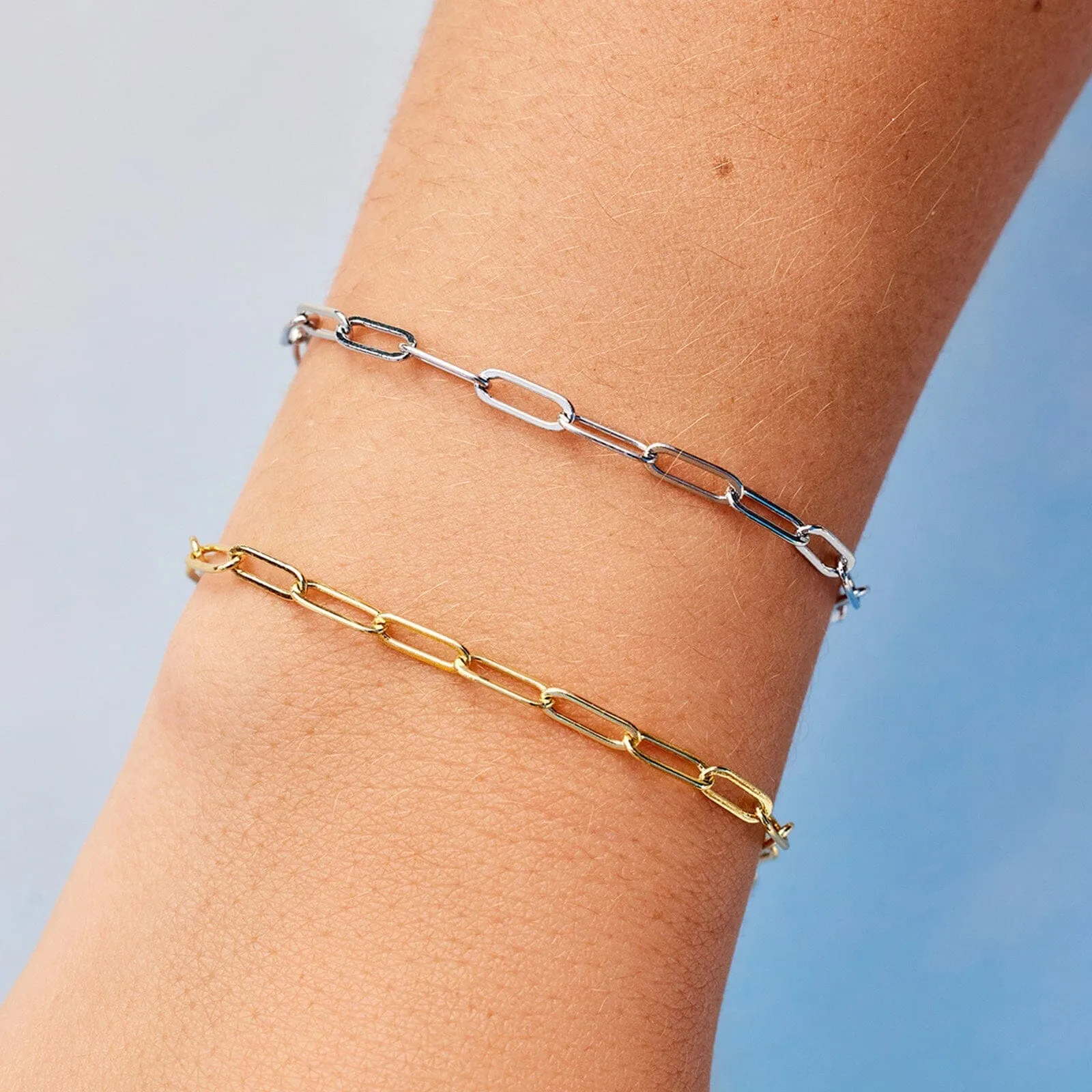 Harper Paperclip Chain Bracelet