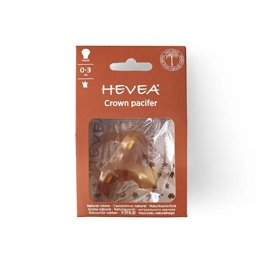 Hevea Crown Round Pacifier