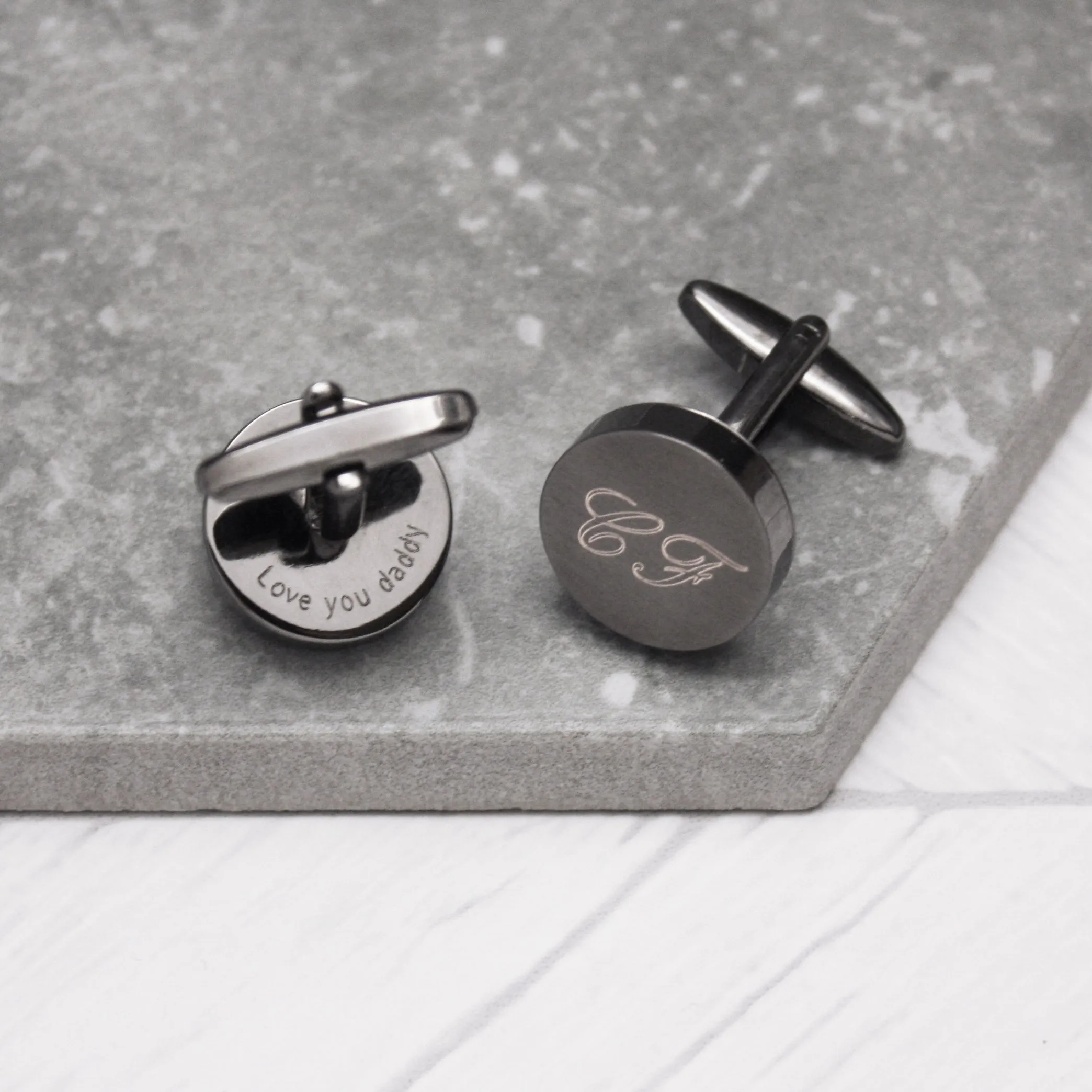 Hidden Child's Drawing Twist Cufflinks