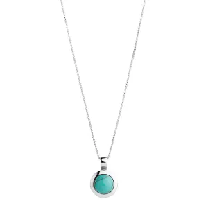 Husk Turquoise Small Necklace (45cm ext)