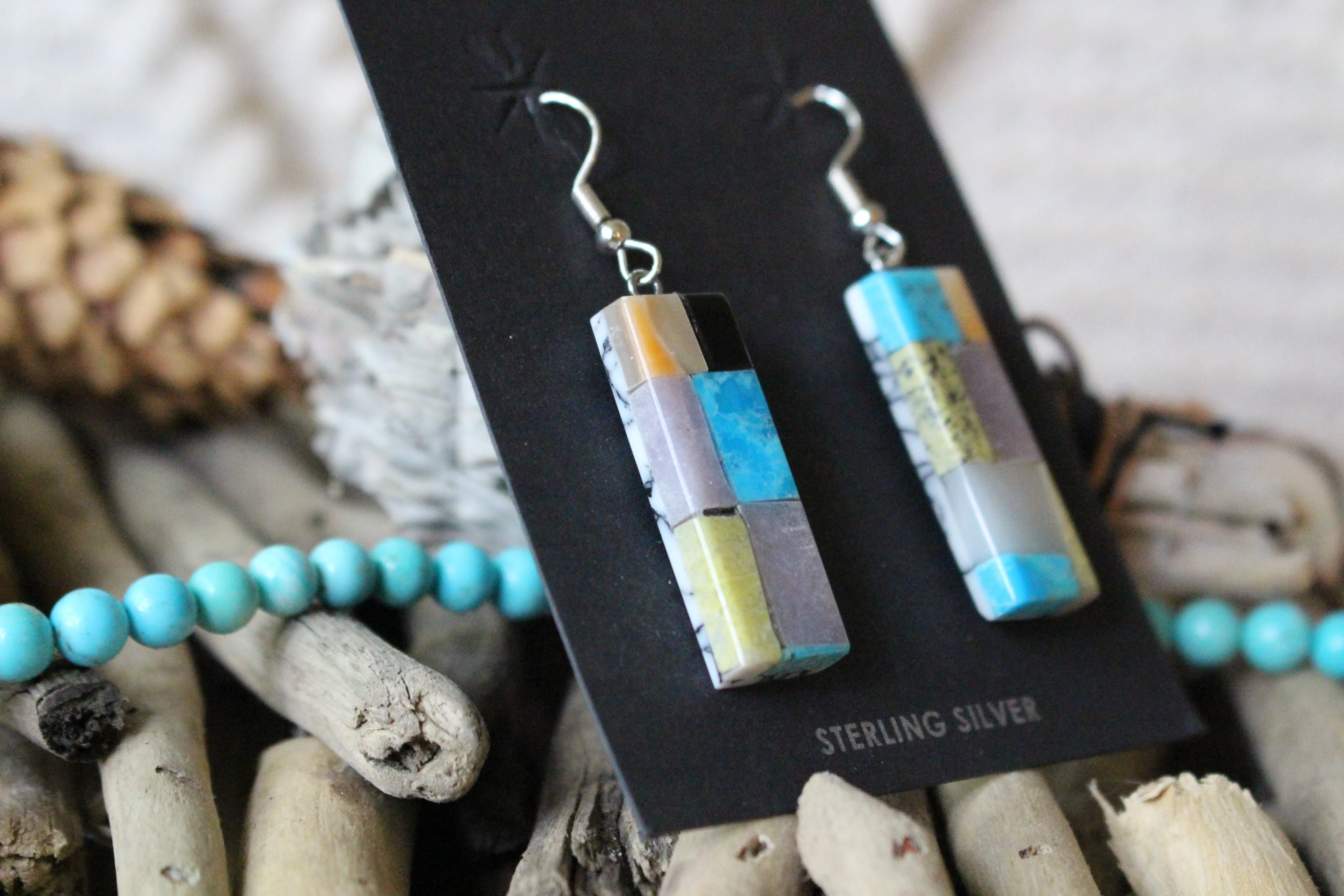 Inlay Breeze  Earrings