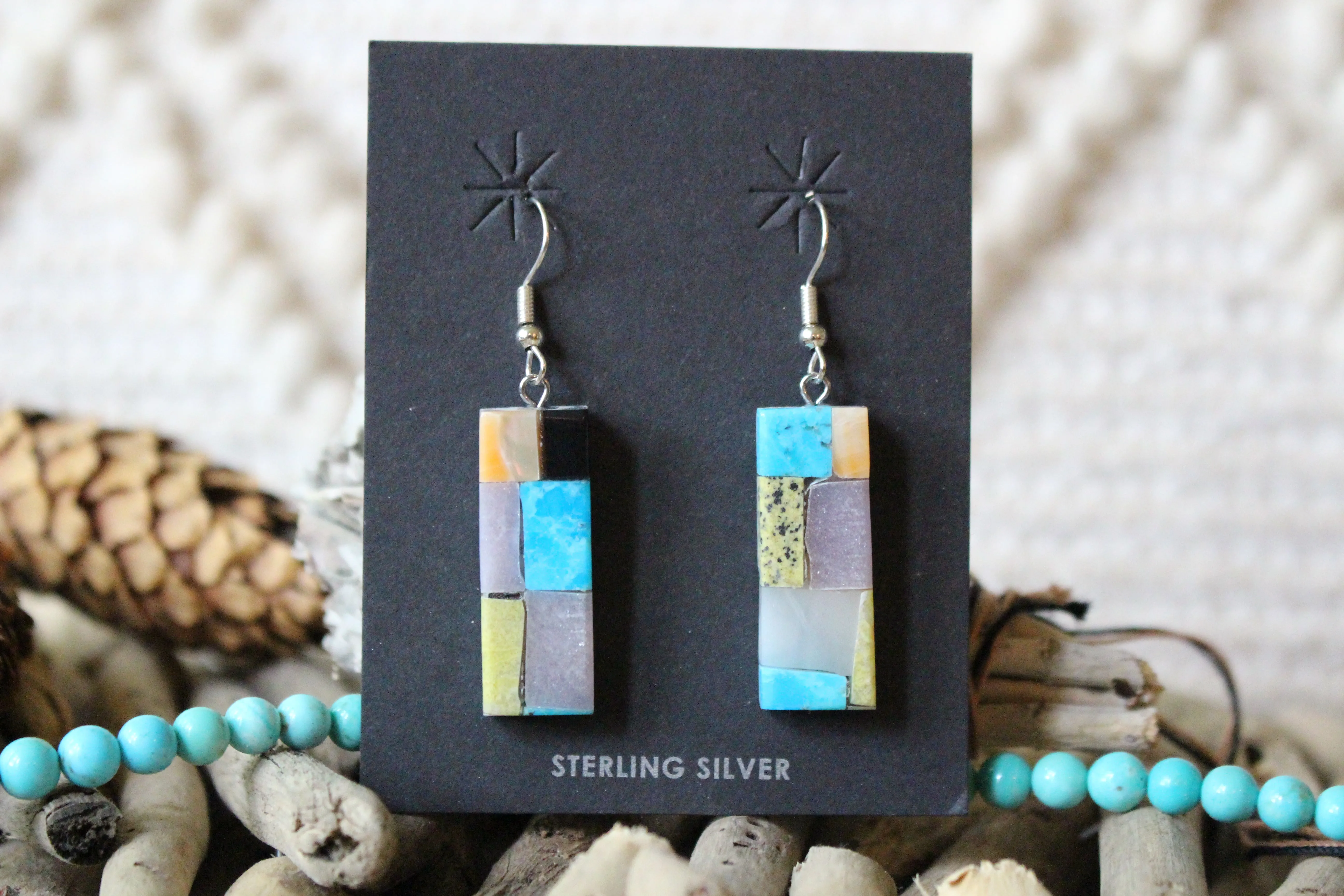 Inlay Breeze  Earrings