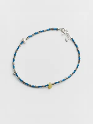 June Anklet in Blue