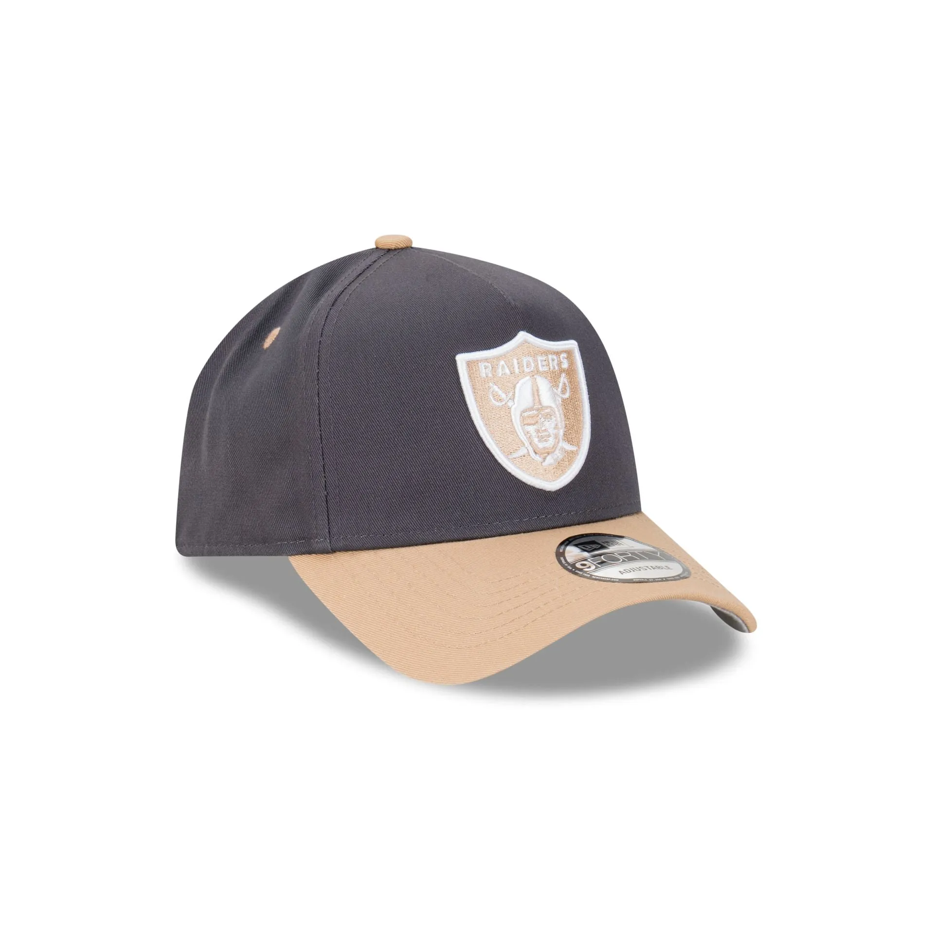 Las Vegas Raiders Midnight Desert 9FORTY A-Frame Snapback