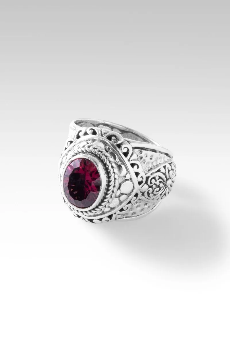 Life's Wonder Ring™ in Malawi Pink Color Change Garnet