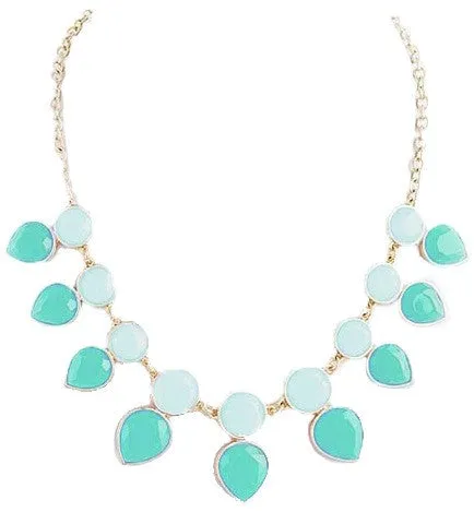 Mint Teardrop Necklace